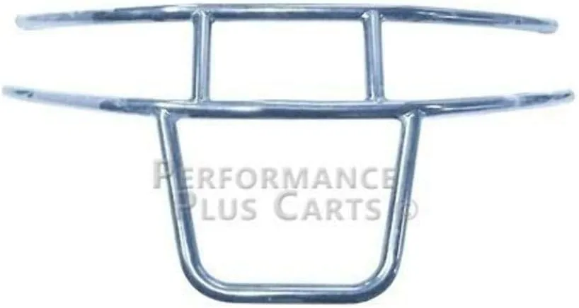 EZGO RXV Golf Cart Brush Guard, Stainless Steel