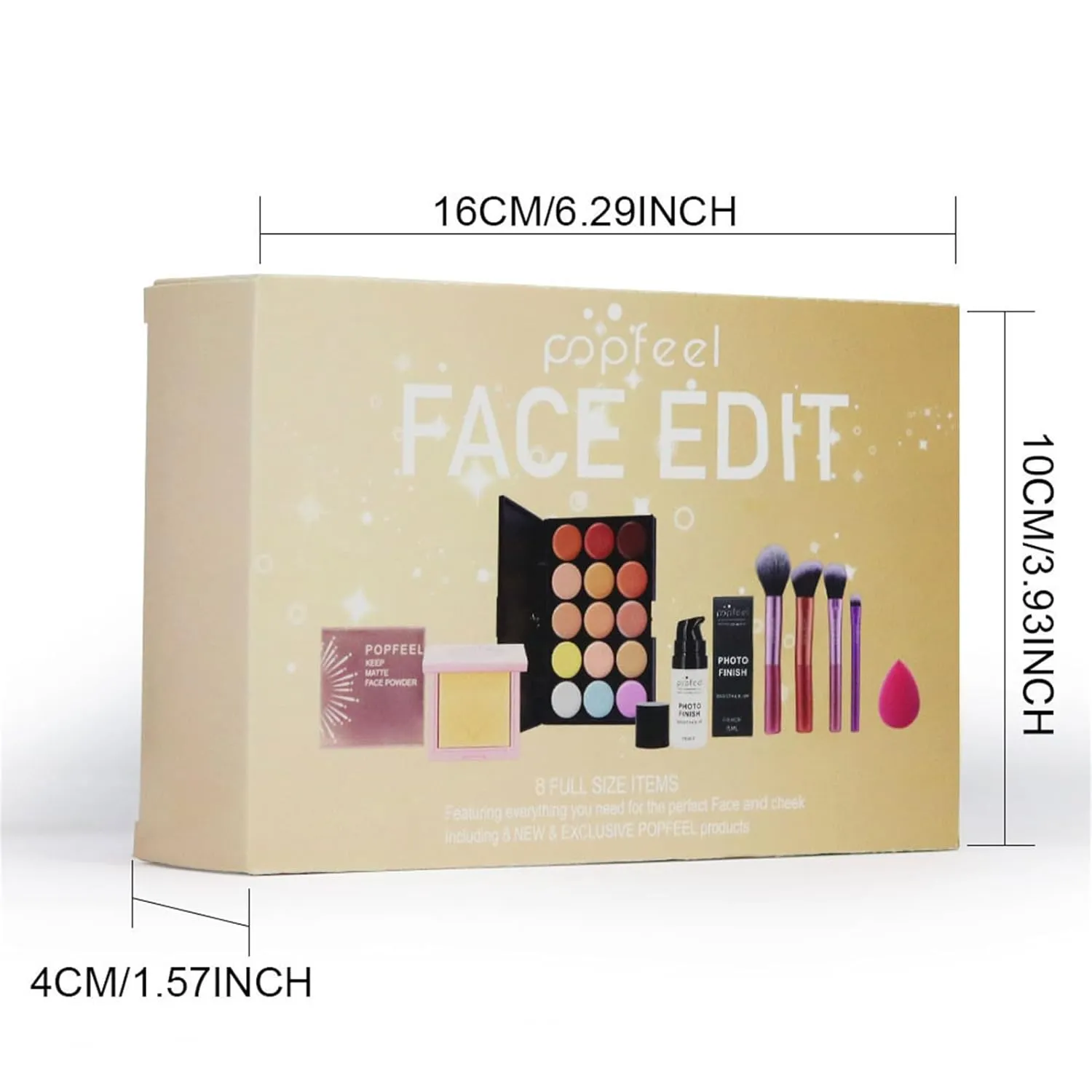 Face Makeup Kits for Women, Face Makeup Set for Beginners, Mother's Day Gifts Set for Women Girls, Makeup Essential Bundle with Face Powder