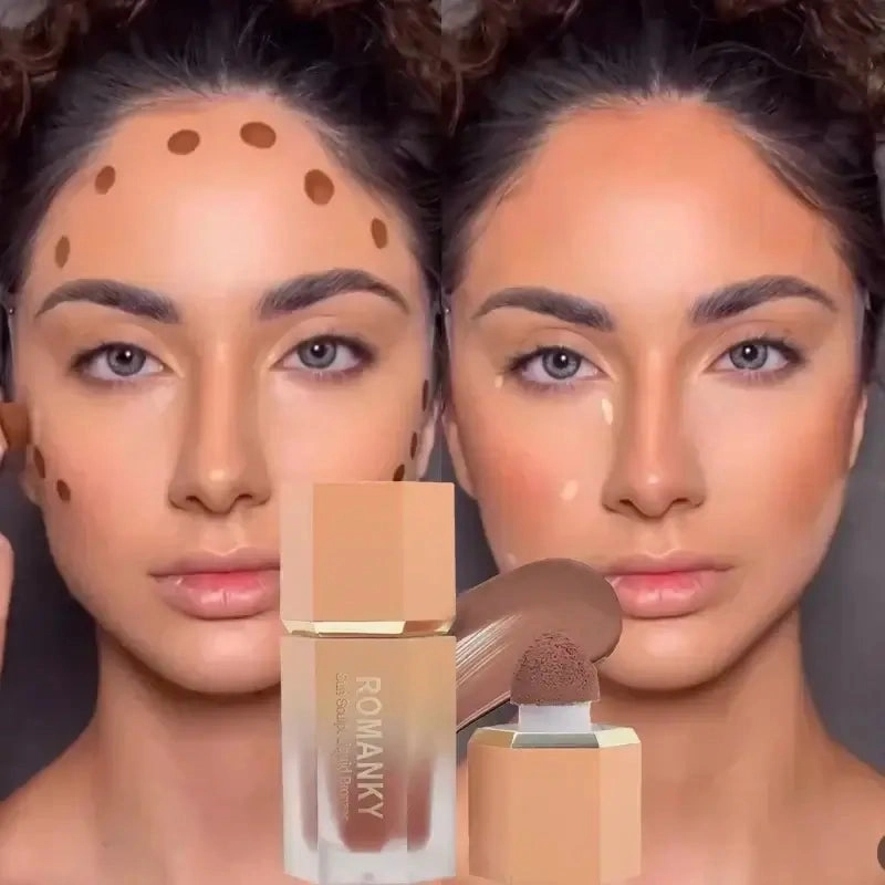 Face Liquid Bronzer Sponge Stick