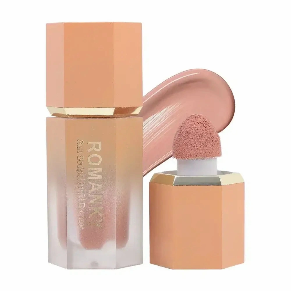 Face Liquid Bronzer Sponge Stick