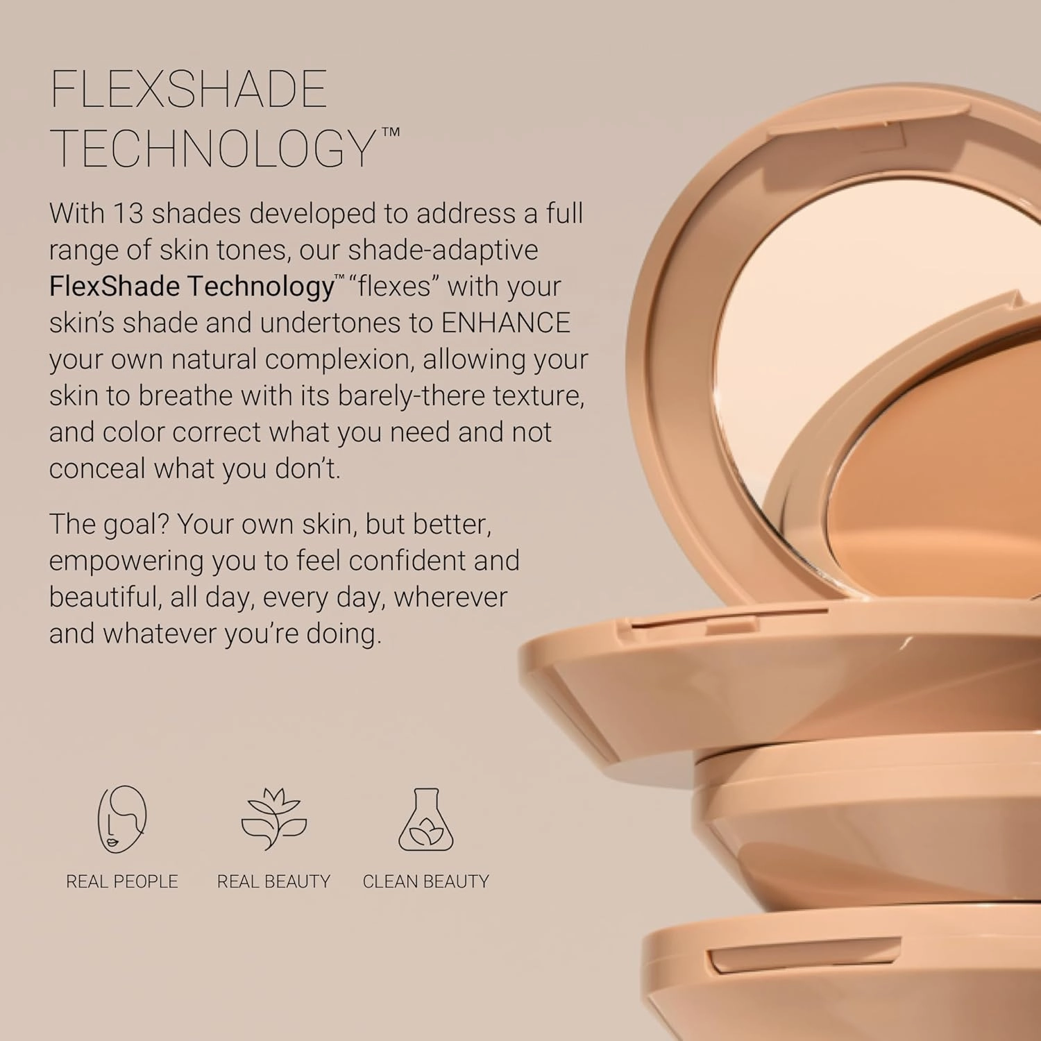 Foundation by No Makeup Makeup | Conceal & Correct with Long-Lasting, Buildable Formula & Lightweight Soft Finish | Cruelty-Free, Vegan, Fragrance-Free | Light Medium