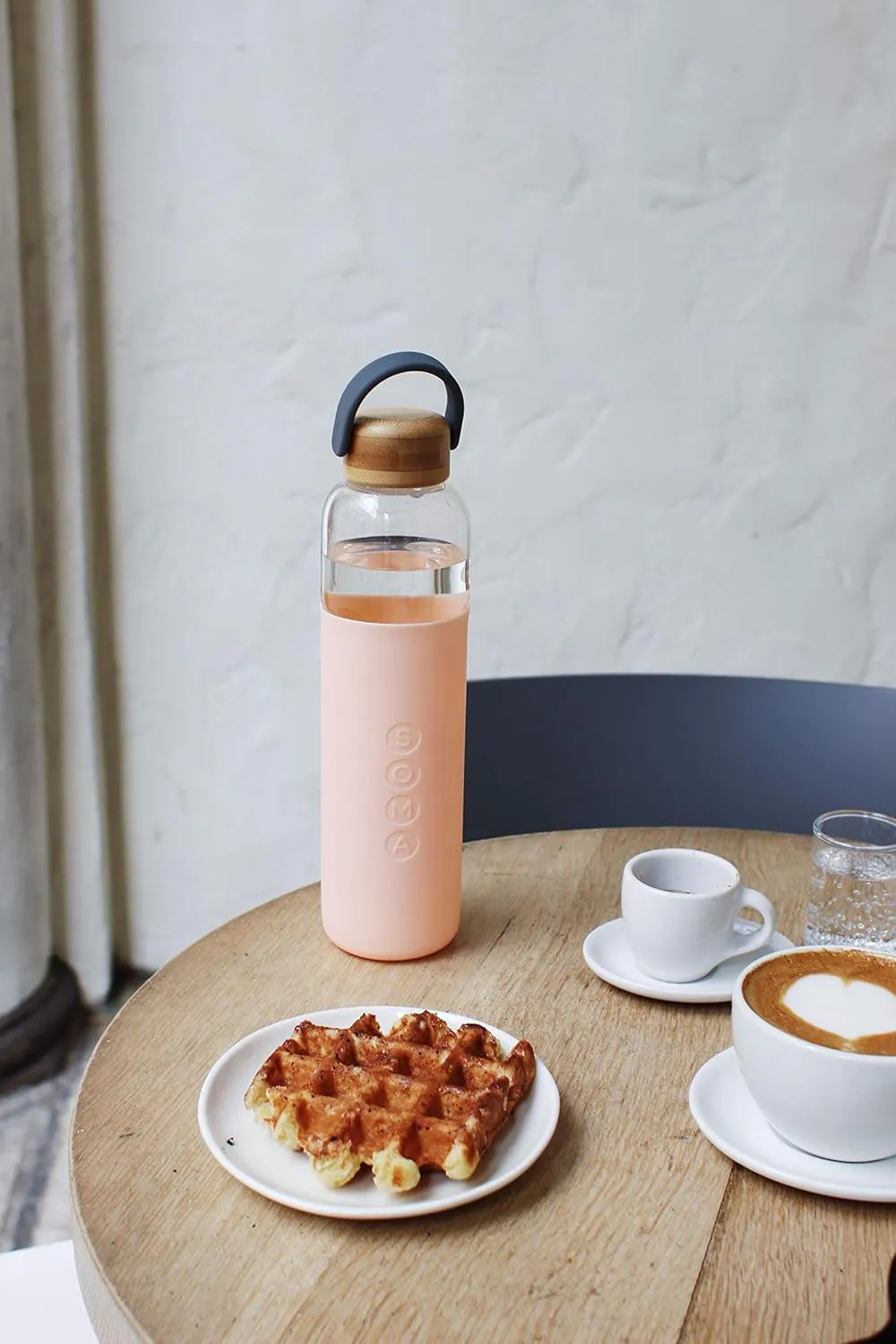 Full Circle Home 25 oz. Glass Water Bottle - Blush