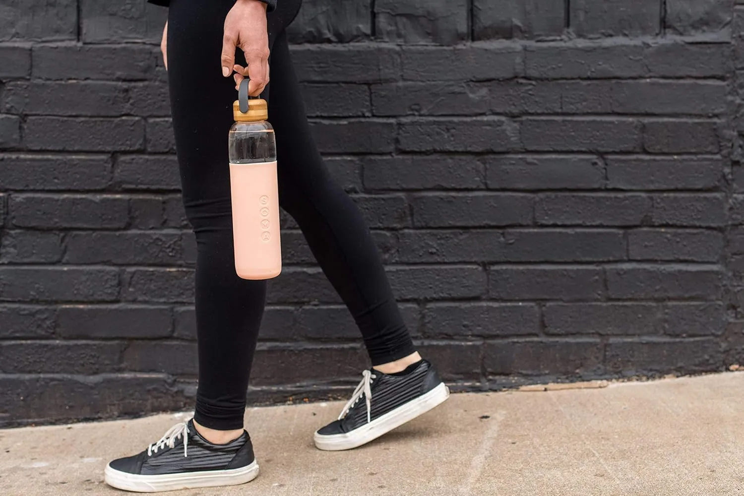 Full Circle Home 25 oz. Glass Water Bottle - Blush
