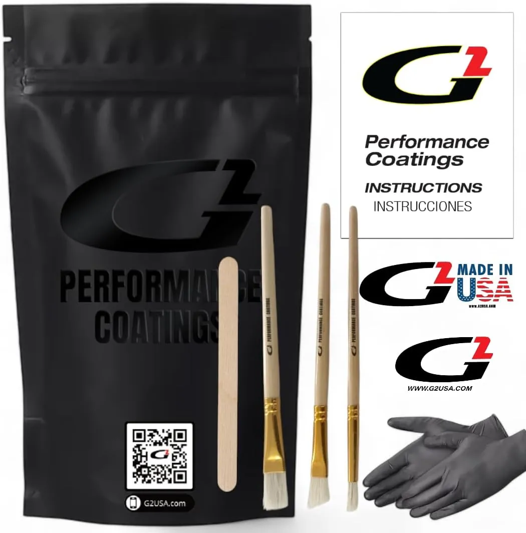 G2 High Temperature Brake Caliper Paint System Set Yellow G2161