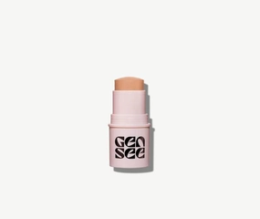 Gen See Straight Flush Glow Stick - Candlelight 01 (Golden Highlighting Glow). Bonus Premium Korean Sheet Masque with Collagen