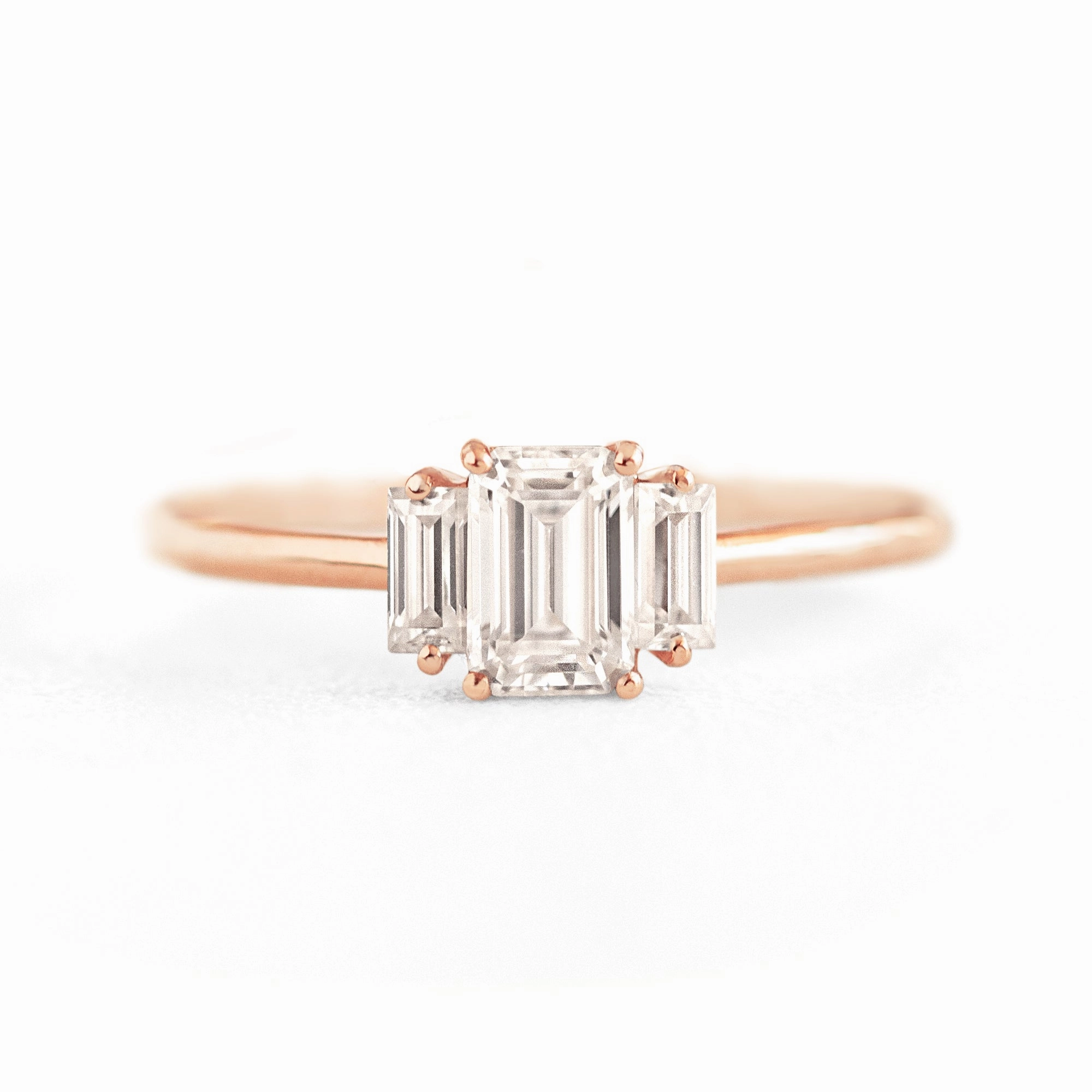 Geo Three Stone Ring