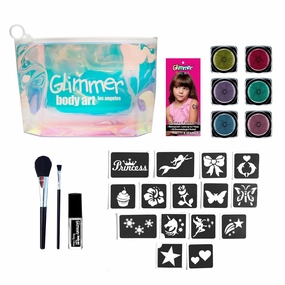 Glimmer-To-Go Pretty and Sparkly Glitter Tattoos