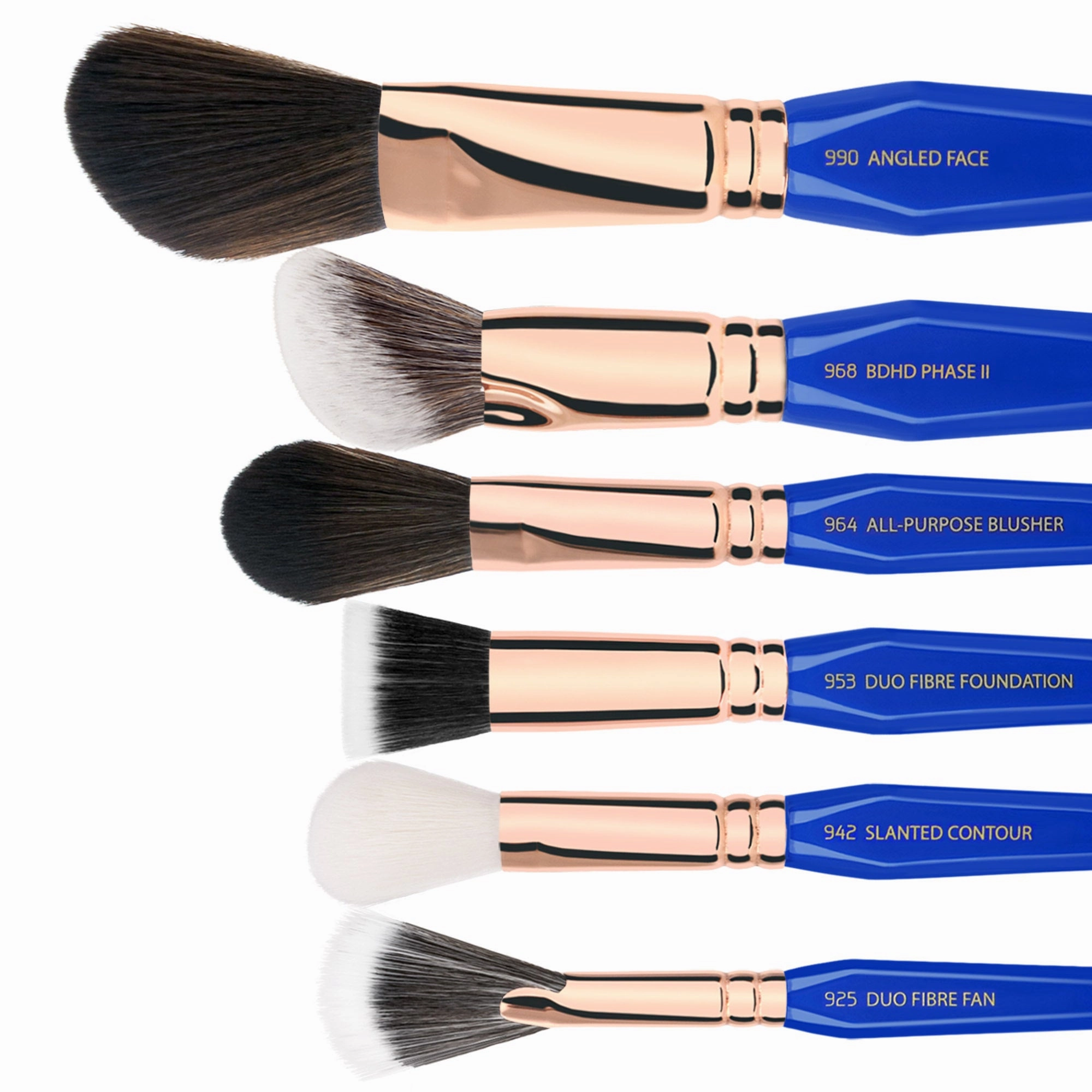 Golden Triangle Phase III Complete 15pc. Brush Set with Pouch