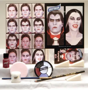 Graftobian Vampire Character Makeup Kit - Vampire Makeup Set for Costumes, Cosplay, and Halloween