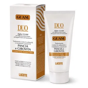 Guam DUO Hot Cream for Tummy with Lipolytic Action - Skin Tightening Cream for Stomach - Firming Cream for Belly with Seaweed