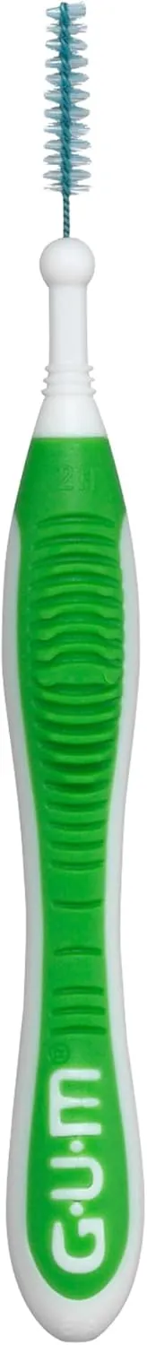 GUM Proxabrush Go-Betweens - Tight - Interdental Brushes - Soft Bristled Dental Picks for Plaque Removal Health - Safe for Braces & Dental Devices, 10ct (6pk)