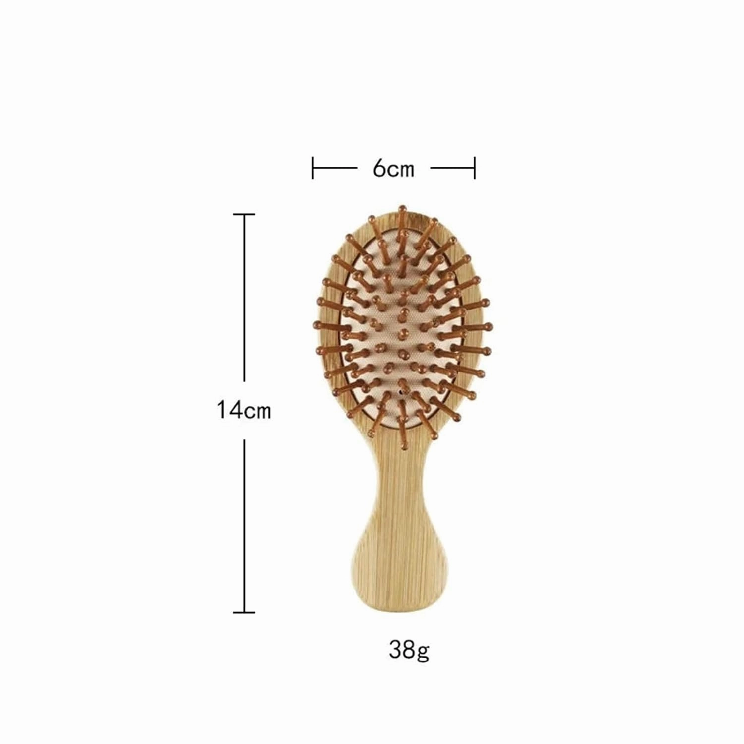 Hair Comb Bamboo Hair Brush(Small oval comb)