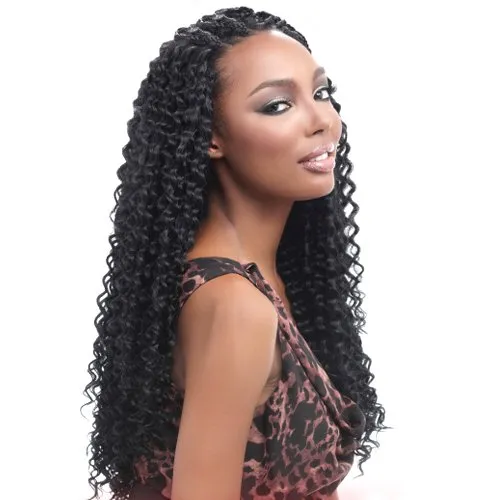 Harlem125 Synthetic Hair Braids Kima Braid Brazilian Twist 20" (4-Pack, 2)