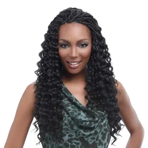 Harlem125 Synthetic Hair Braids Kima Braid Ripple Deep 20" (4-Pack, 27)