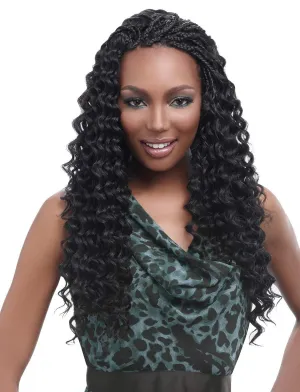 Harlem125 Synthetic Hair Braids Kima Braid Ripple Deep 20" (6-Pack, 2)