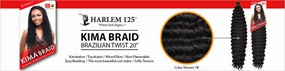 Harlem125 Synthetic Hair Braids Kima Braid Brazilian Twist 20" (6-Pack, P4/30)