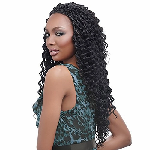 Harlem125 Synthetic Hair Braids Kima Braid Ripple Deep 20" (6-Pack, 4)