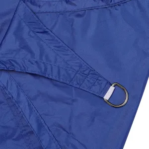Heavy Duty Sun Shade Sail Waterproof Square 11.8' x 11.8' Shade Cover Canopy Awning UV Block Shade Cloth 90% Shade Protection for Outdoor Deck Patio Garden Yard, Ropes Included(Royal Blue)