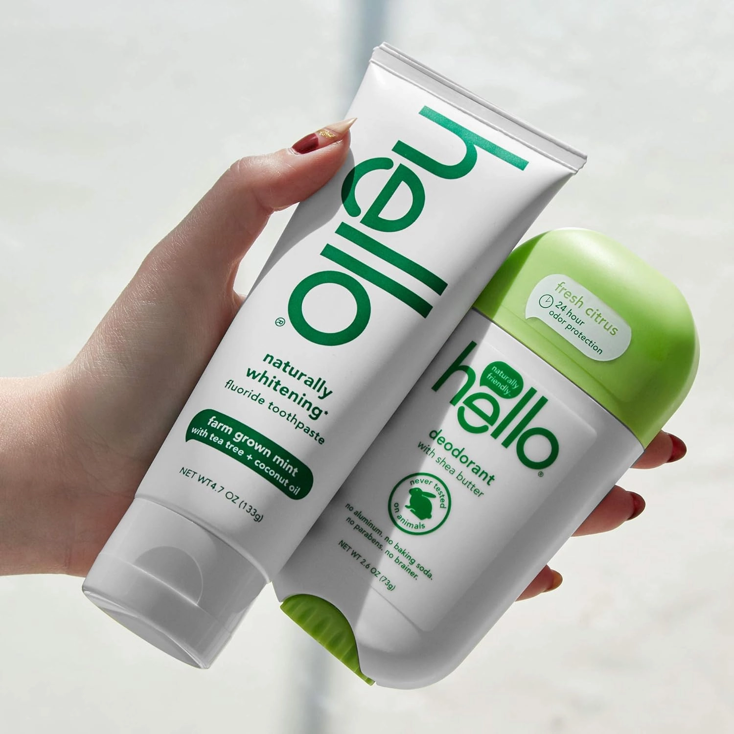 hello Shea Butter Fresh Citrus Deodorant for Women and Men, Aluminum Free, Baking Soda Free, Parabens Free, 24 Hour Protection, 2.6 Ounce (Pack of 3)