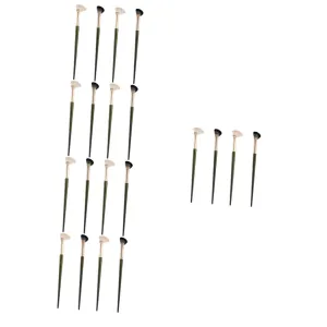 Hemoton 20pcs Angled Nose Contour Brush for under Eye Concealing Dark Face Makeup and Eyebrow Definition Soft Bristles for Seamless Blending and Sculpting