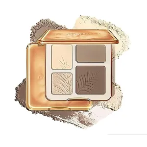 Highlighter Contour, 2 In 1 Highlighter Contour Palette (Wood Style)