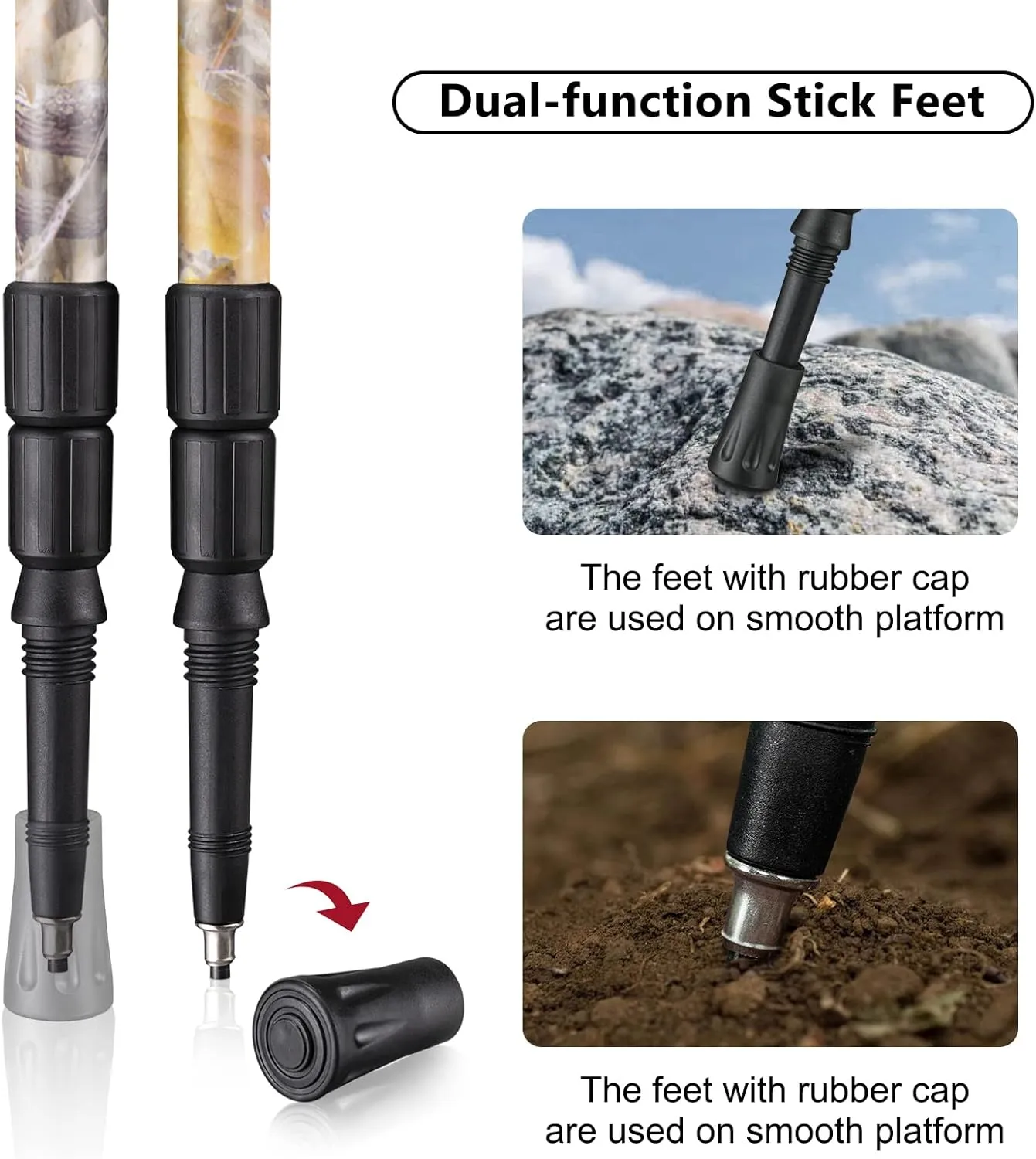 Hunting Bipod, Shooting Tripod, Adjustable Shooting Bipod with 360° V Yoke Rest, Twist Lock, Lightweight Aluminum Frame, High Density Foam Handle and Spike Feet