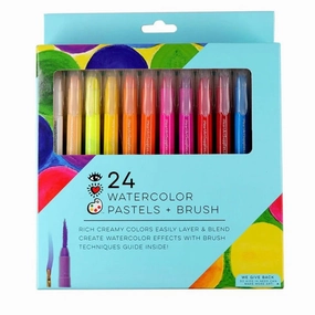 iHeartArt Watercolour Pastels with Brush