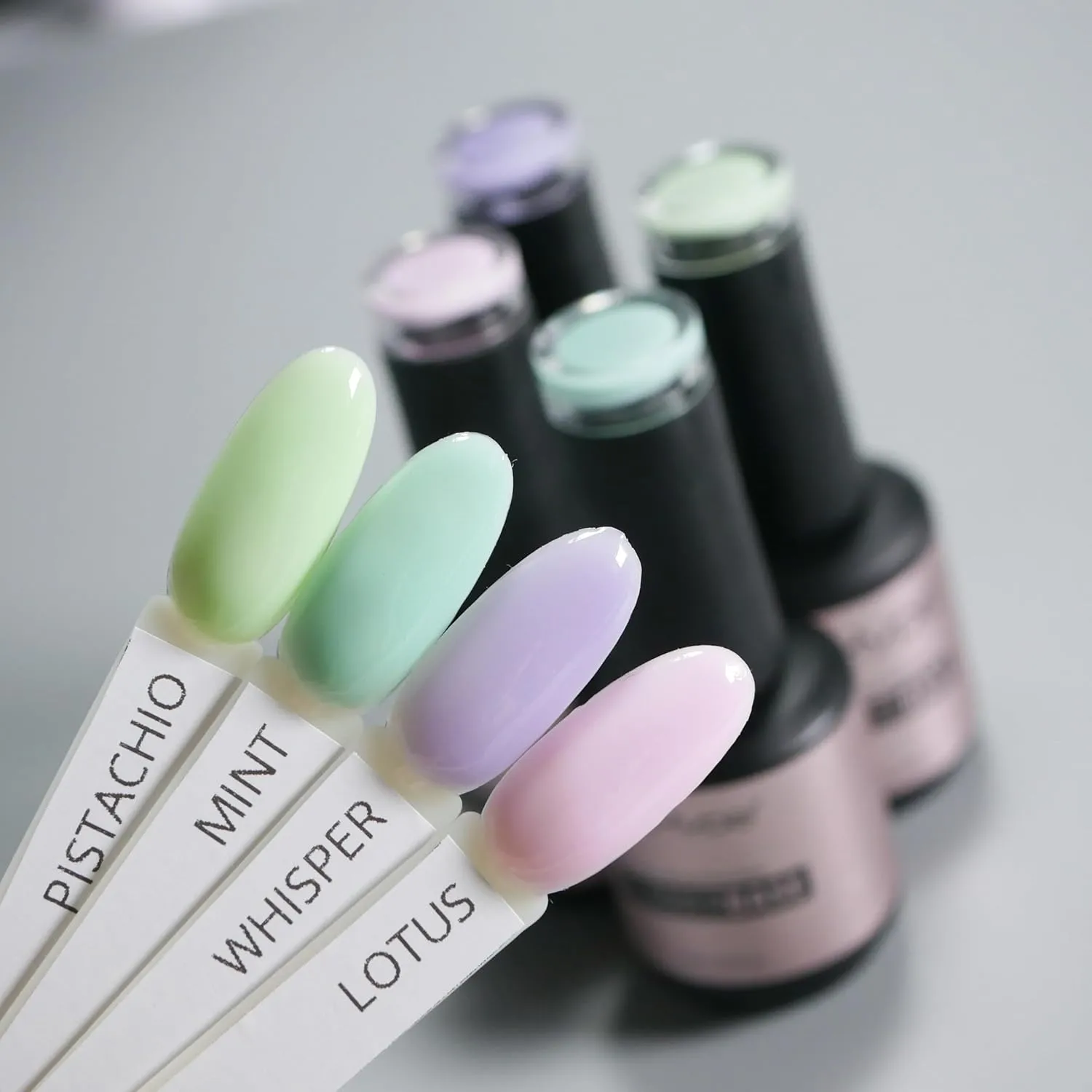 IN.HYPE Rubber Base Gel Soak off. UV/LED Curable (Pistachio)