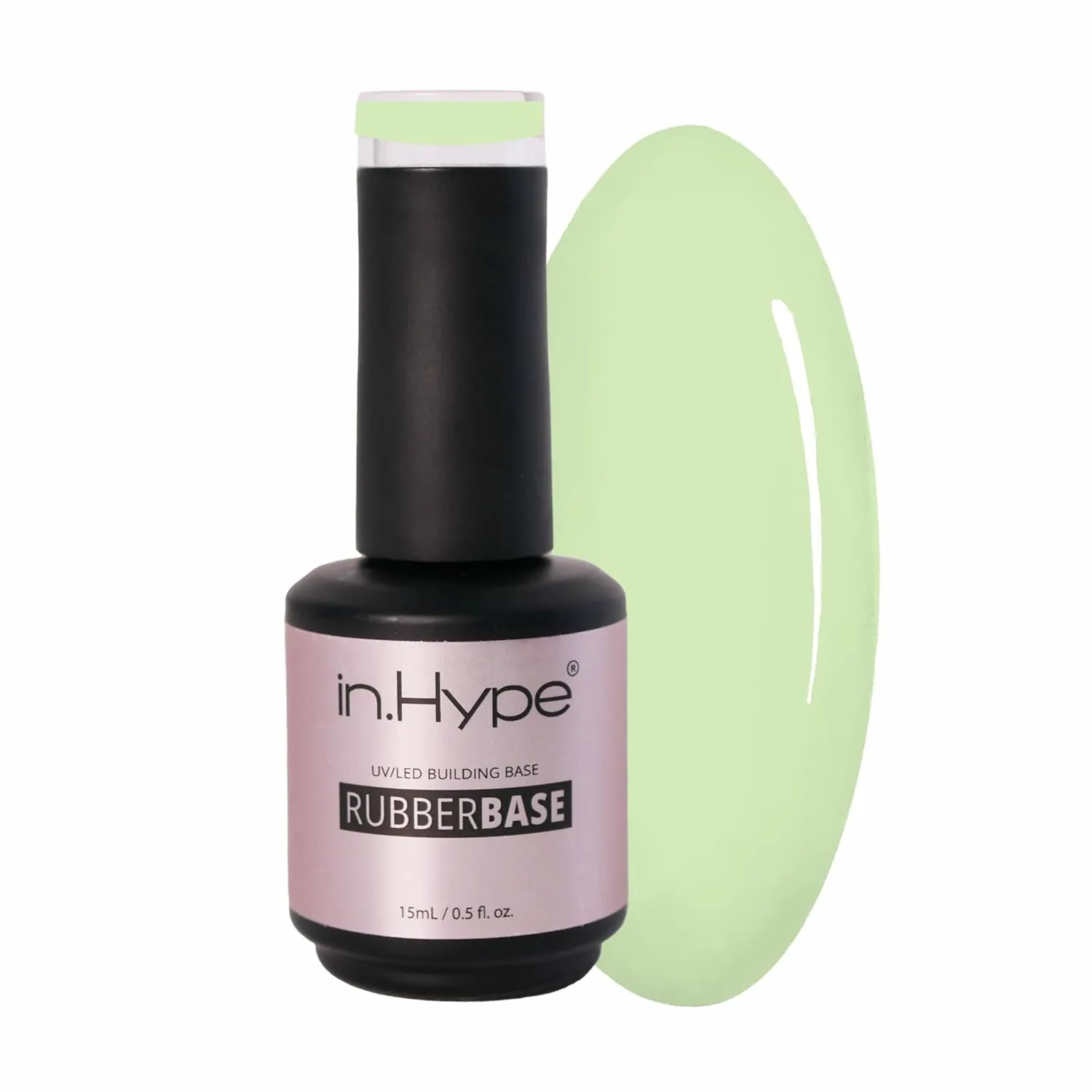 IN.HYPE Rubber Base Gel Soak off. UV/LED Curable (Pistachio)