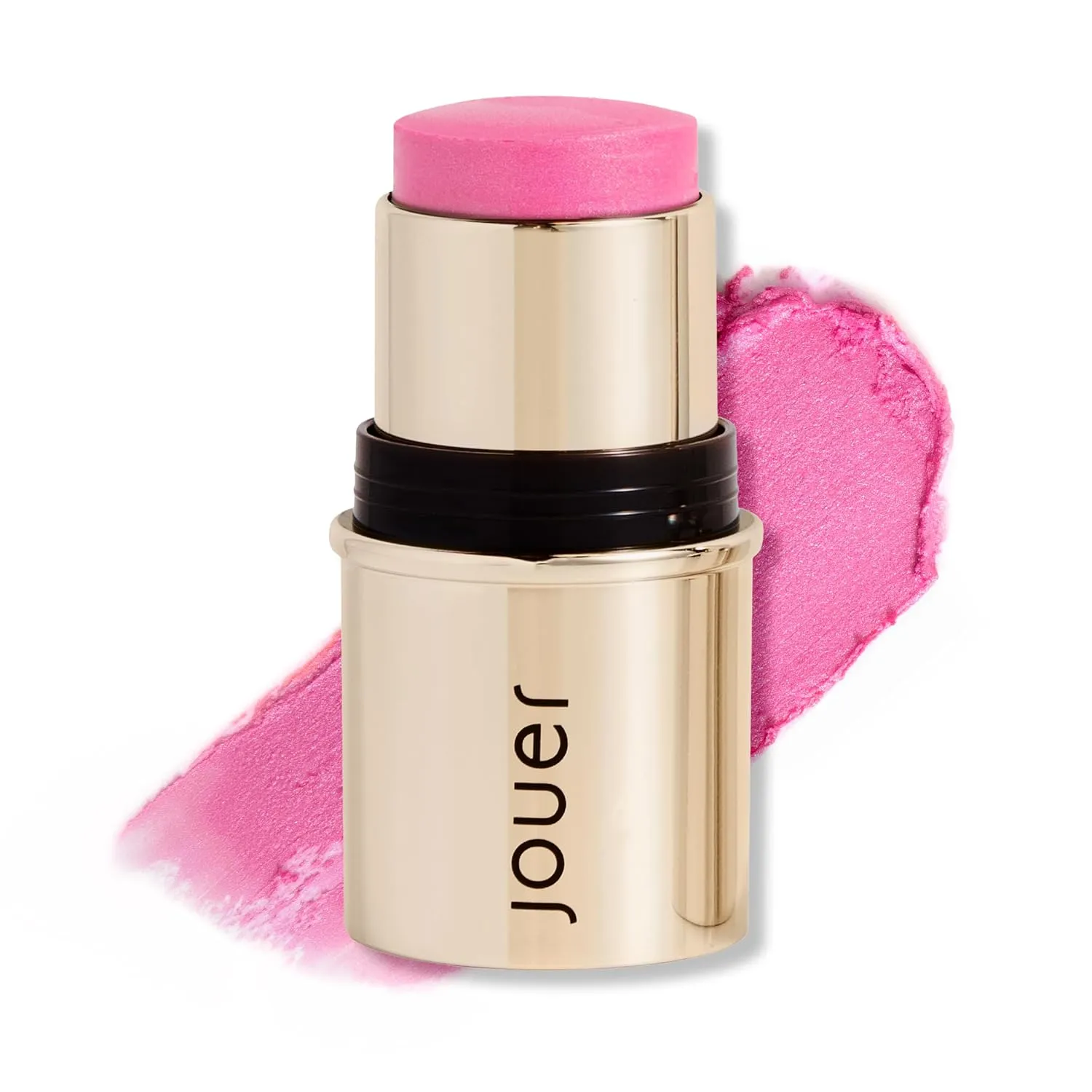 Jouer Blush & Bloom Cheek   Lipstick, Peony - Hydrating Cream Blush Stick for Cheek and Lip Tint - Moisturizing Rose Hip and Squalane Oil Formula