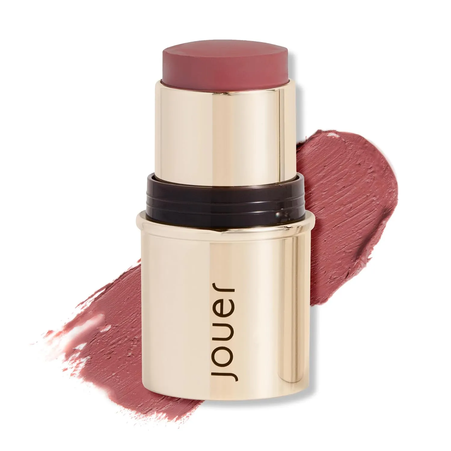 Jouer Blush & Bloom Cheek   Lipstick, Promise Me - Hydrating Cream Blush Stick for Cheek and Lip Tint - Moisturizing Rose Hip and Squalane Oil Formula