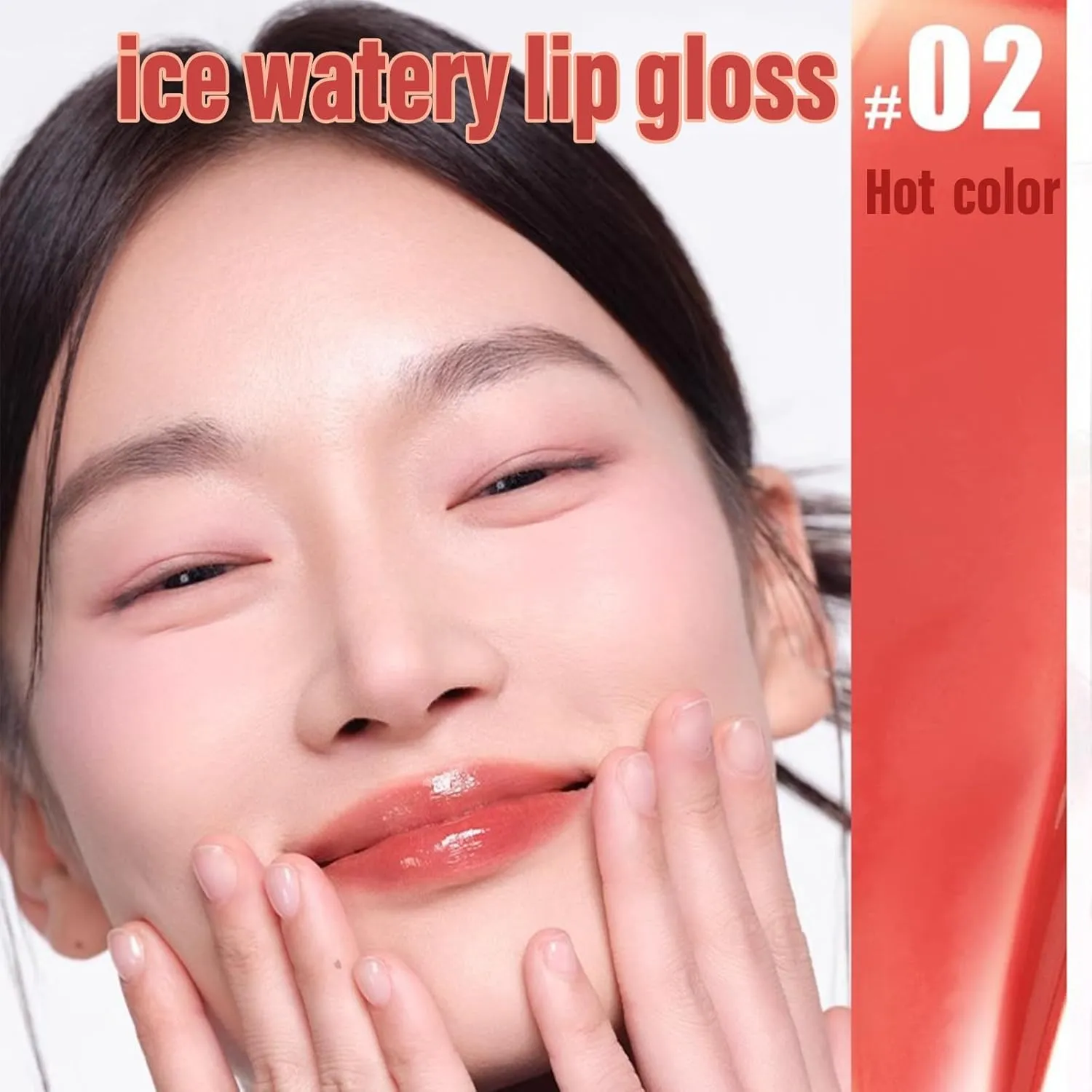 Judy Doll Lip Gloss, Judy Doll Ice Watery Lip Gloss, Jelly Hydrating Lip Gloss, Moisturizing Nonstick Tinted Gloss Lips Oil (10#)