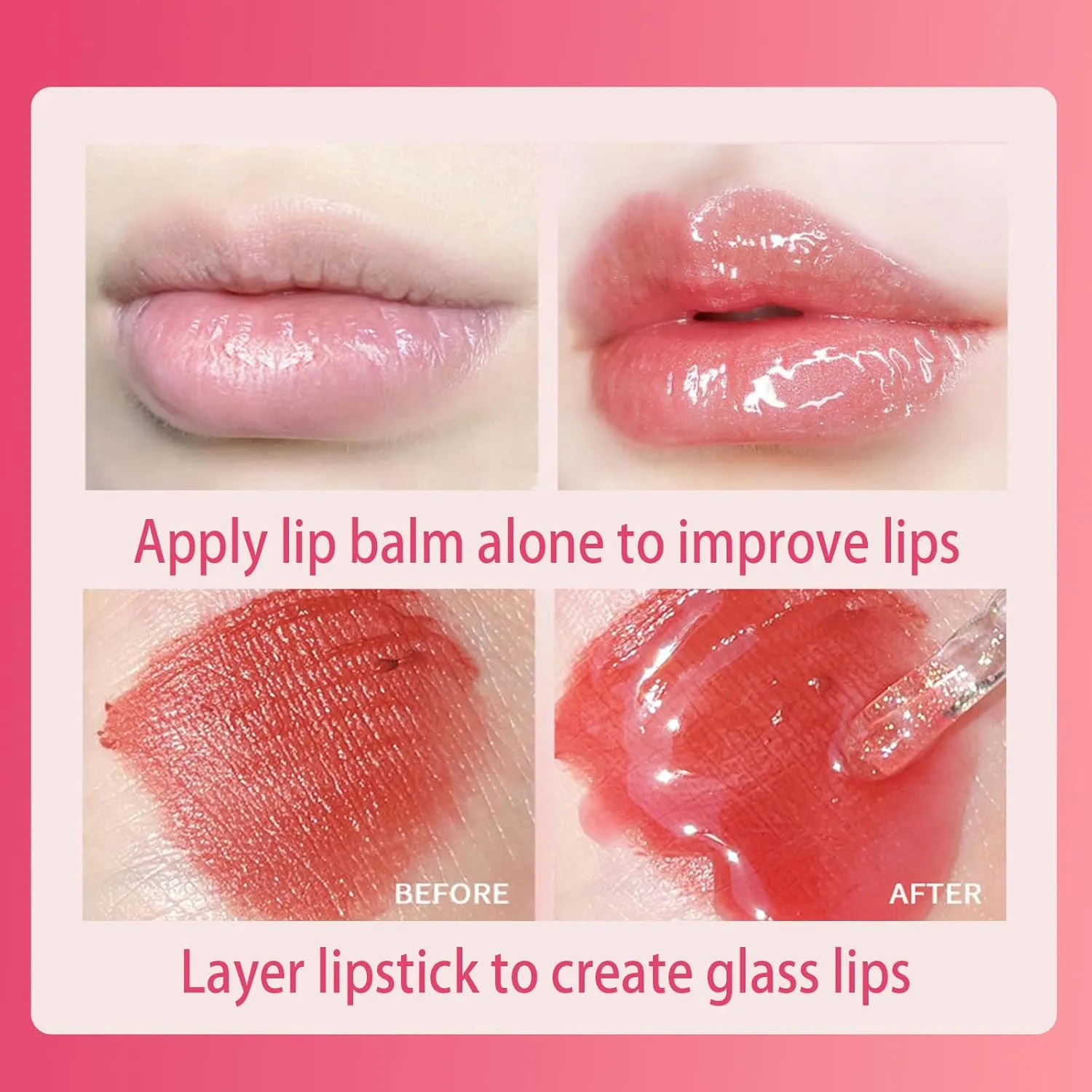Judy Doll Lip Gloss, Judy Doll Ice Watery Lip Gloss, Jelly Hydrating Lip Gloss, Moisturizing Nonstick Tinted Gloss Lips Oil (10#)