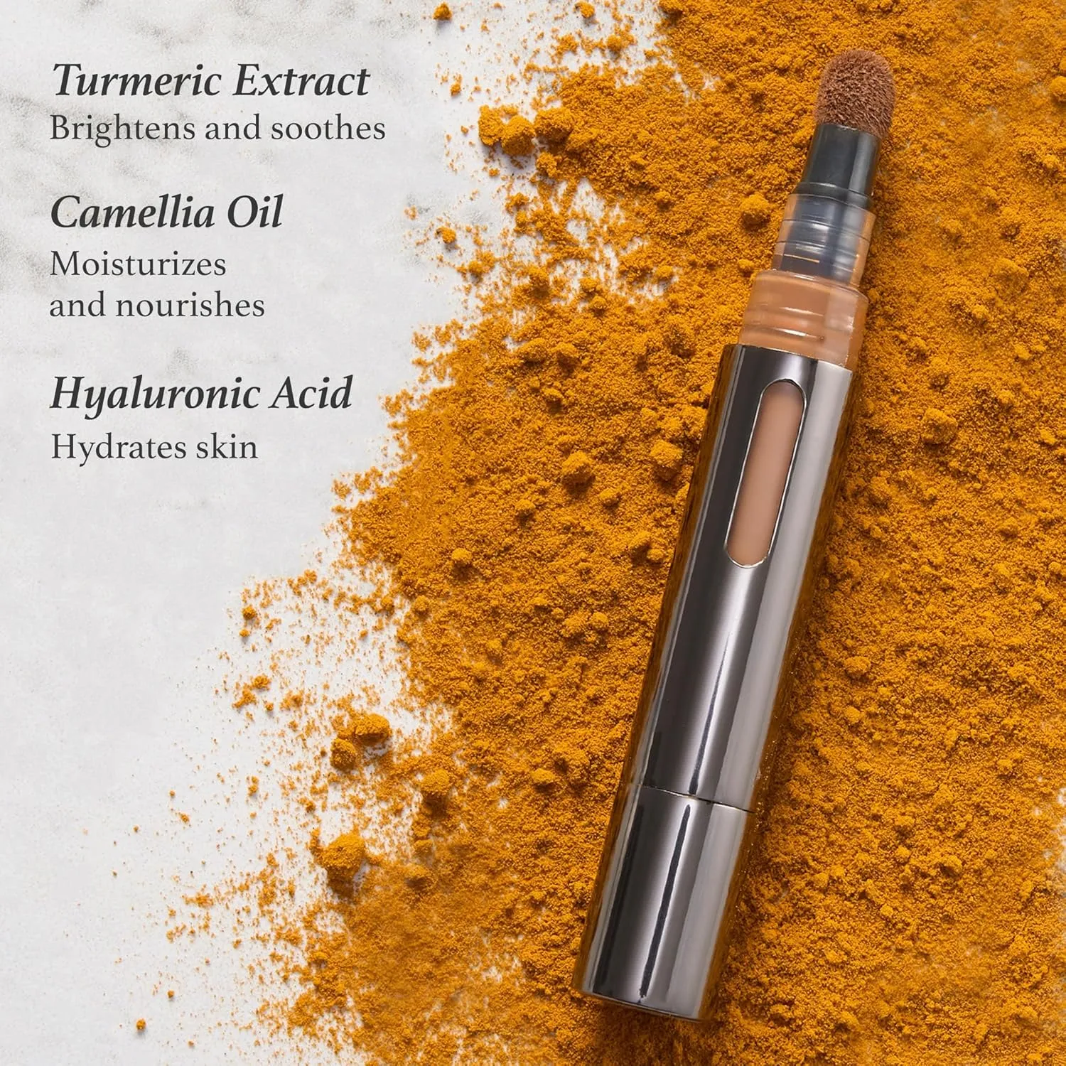 Julep Cushion Complexion Concealer & Corrector Stick -220 Sand - Infused with Turmeric & Hyaluronic Acid - Medium Coverage - Natural Finish