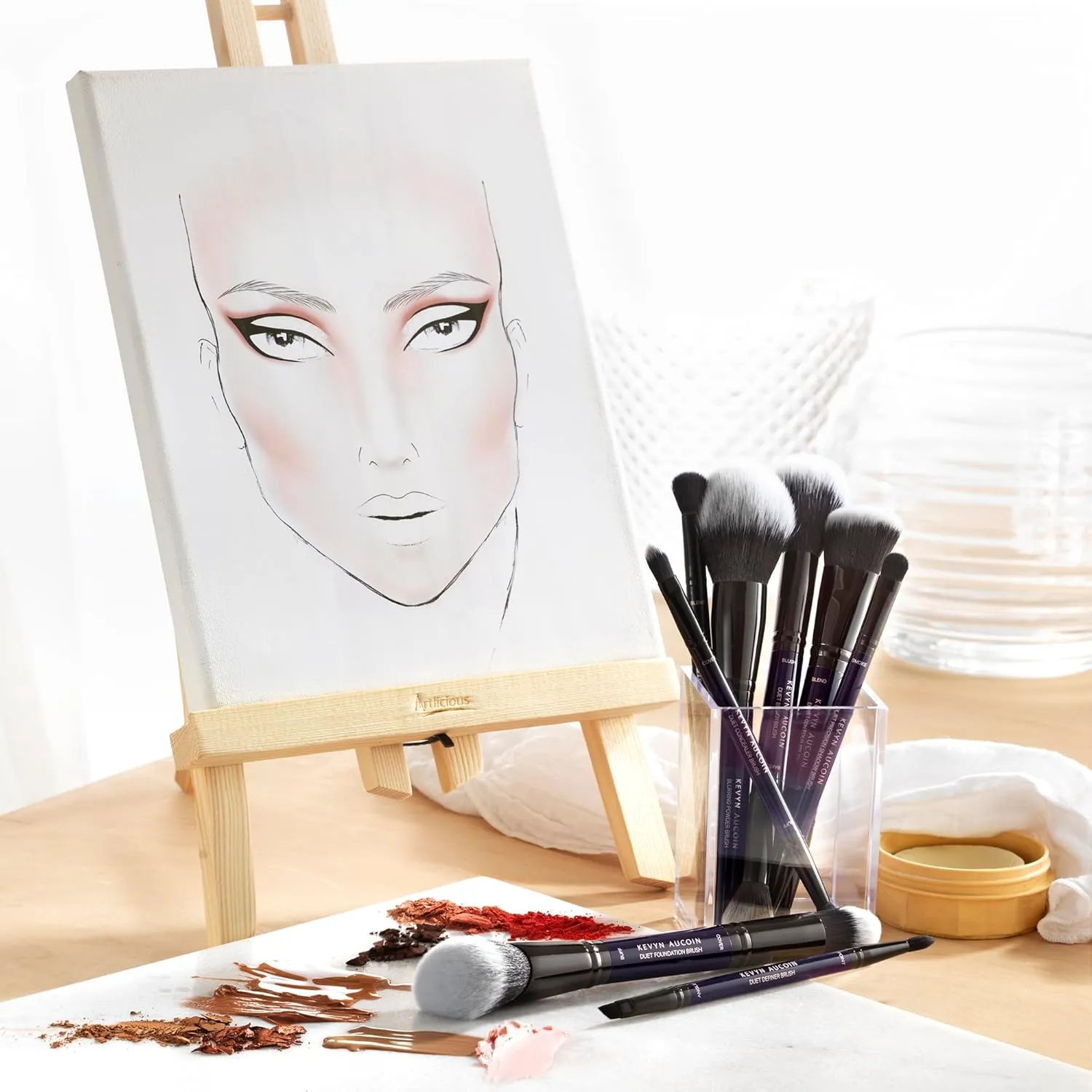 Kevyn Aucoin Women's The Duet Contour Brush