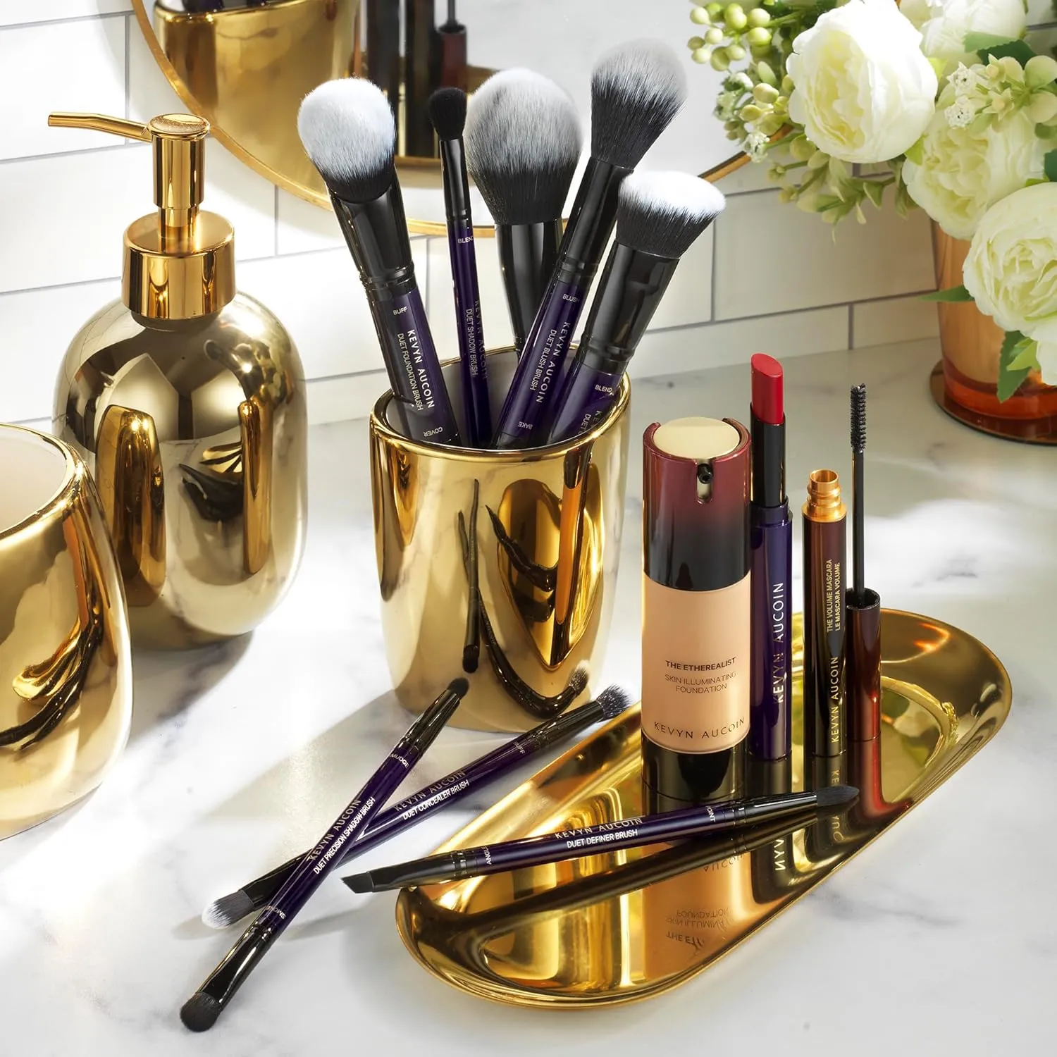 Kevyn Aucoin Women's The Duet Contour Brush