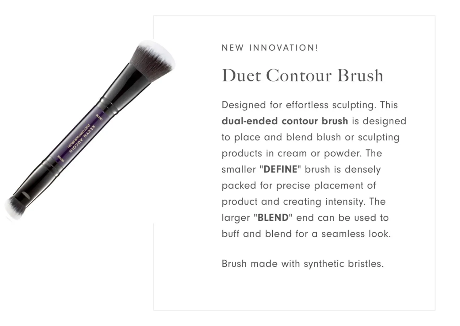 Kevyn Aucoin Women's The Duet Contour Brush