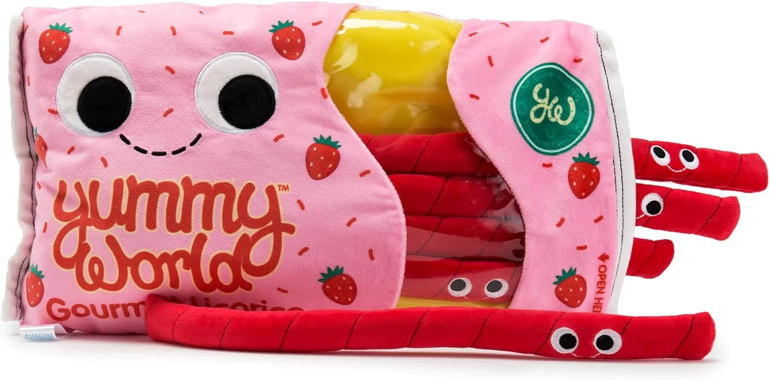 Kidrobot Yummy World Breezy and The Twists Licorice Candy Plush