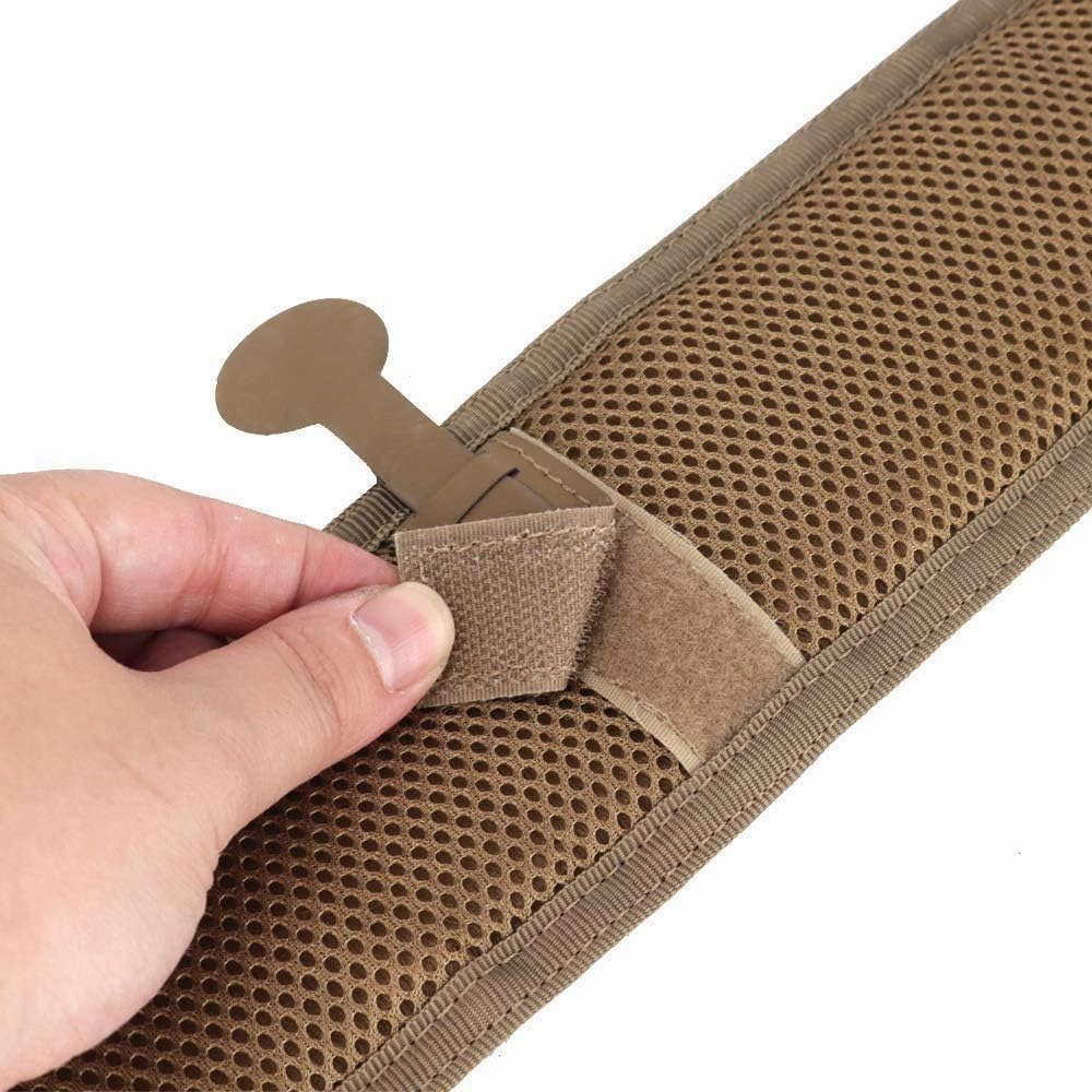 Koyheng Tactical Padded Molle Belt Adjustable Hunting Waist Belts for CS Airsoft Hunting Shooting,1000D High Density Nylon