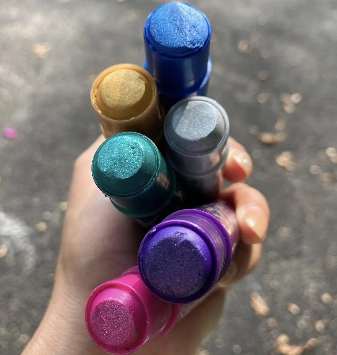 Kwik Stix Solid Tempera Paint Sticks, 72 Metallic Colors, Washable Paint Sticks for Kids, Super Quick Drying, Non-Toxic, Allergen Free, Paint Sticks Class Pack in Metallic Colors, Paint for Kids and Toddlers