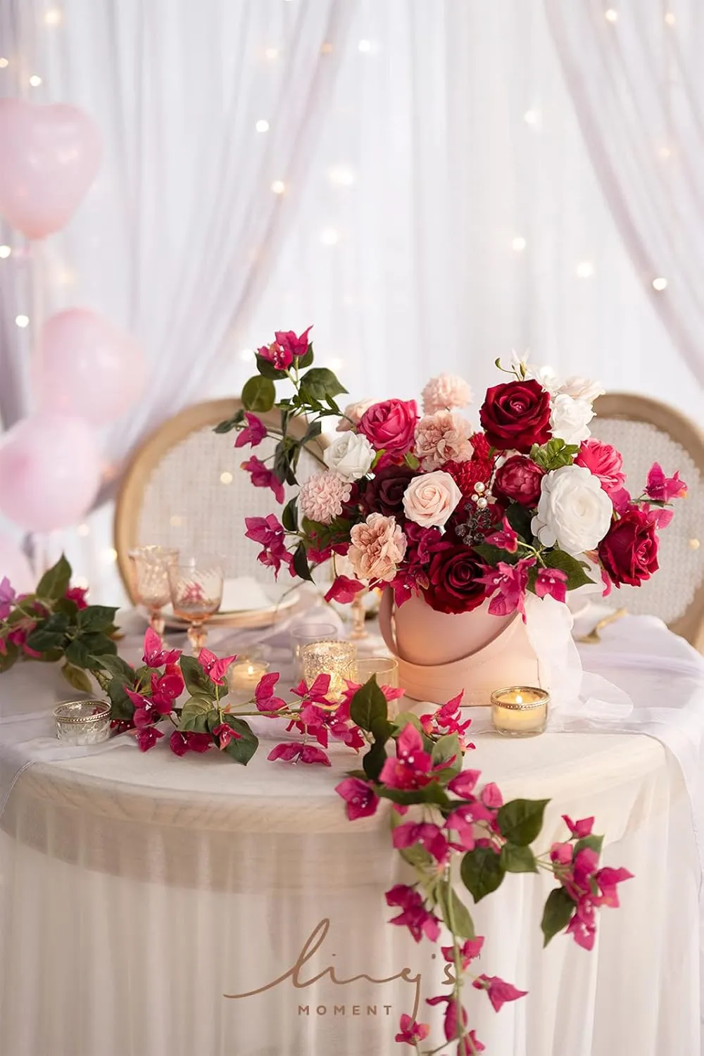 Ling's Moment Blush Dahlia Foam Artificial Flowers Real Touch Faux Fake Flower for Home Decor Graduation Baby Shower Decorations Outdoors Party Favors Wedding Gifts Centerpieces Arrangements 25pcs