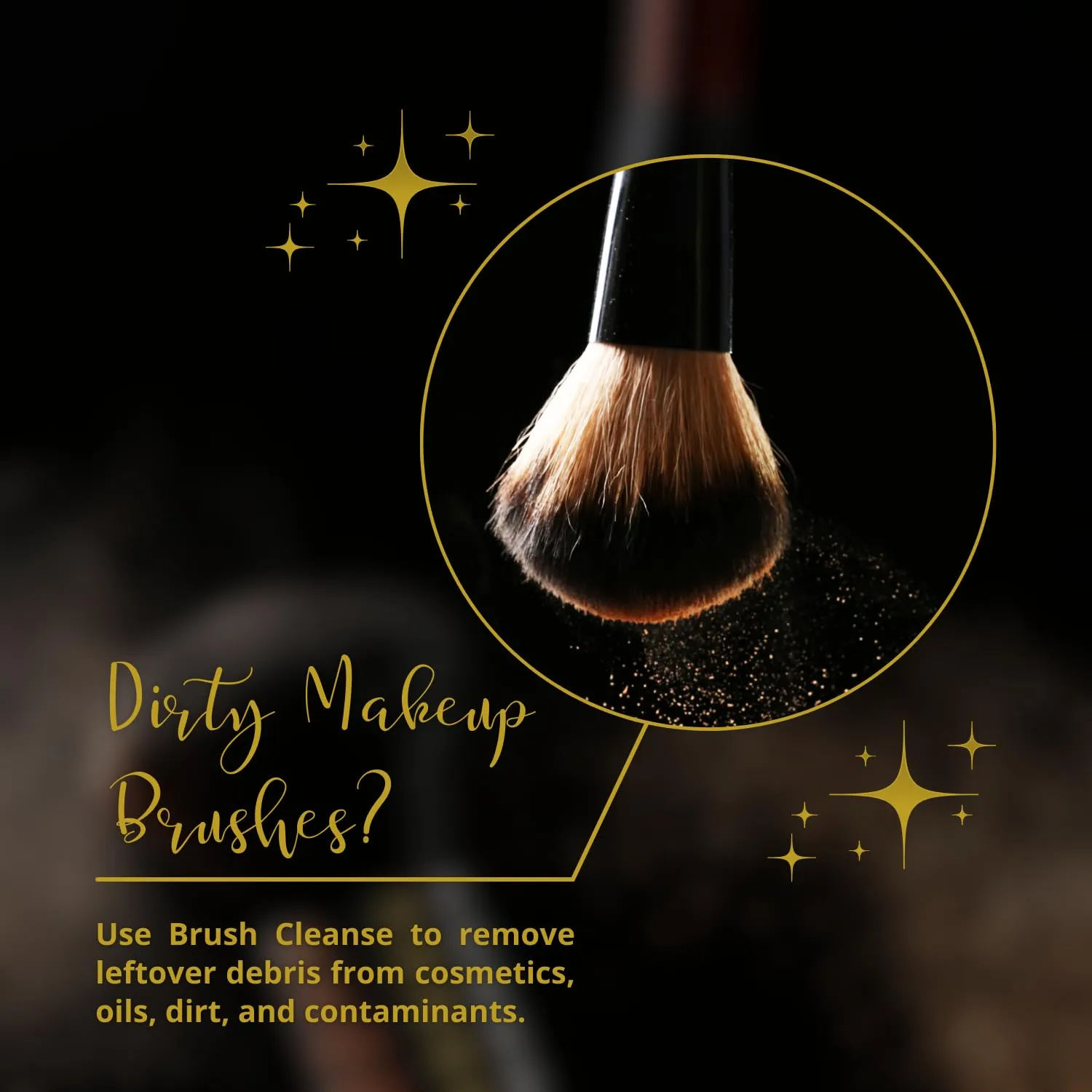 LM L Makeup Brush Cleanse - Fast Drying & Deep Cleaning Cleanser for Makeup Brushes and Applicators - Professional Daily Cleaning for Cosmetic Debris, Dirt, and Oil (32oz)
