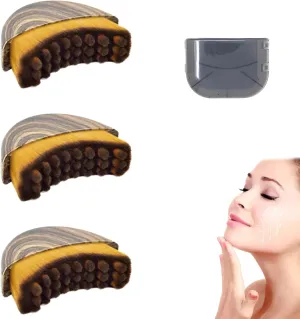 Lymphatic Contouring Face and Body Brush, Lymphatic Drainage Massage Brush for Face, Jaw Shaping, Ergonomic Design, Fits Skin, Reduces Puffiness, Relieves Fatigue (3pcs)
