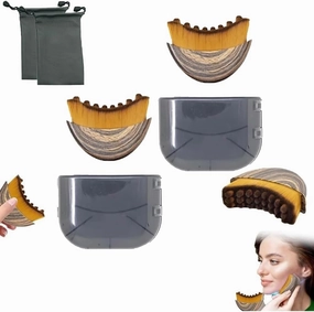 Lymphatic Contour Face Brushes, Dry Brushing Face and Body Brush,Contour Facial Brushes for Lymph Nodes, Soft Drainage Massager for Face, Nose, Chin & Jawline, Body