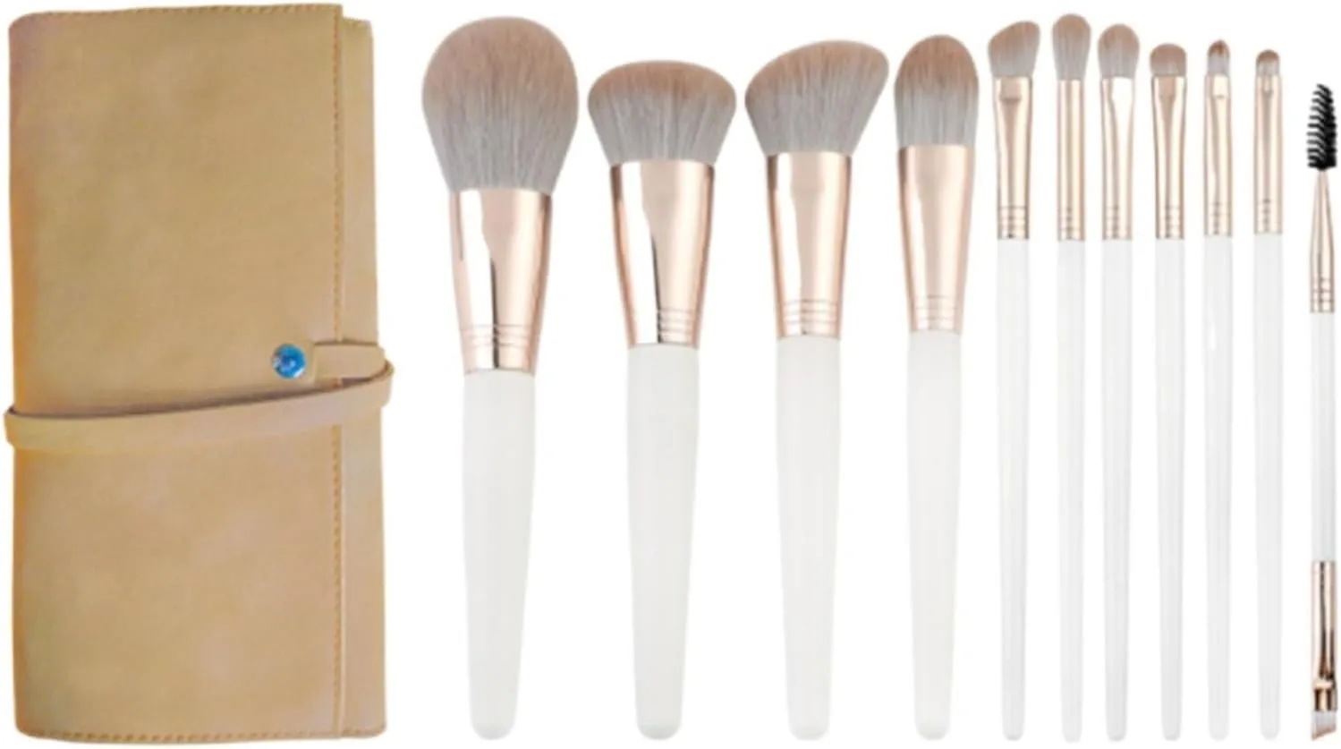 Make Up Brushes Set Makeup Brush Set with Brush Bag Soft Brush for Powder Blush Contour Highlight Makeup Brush Makeup Tools Set