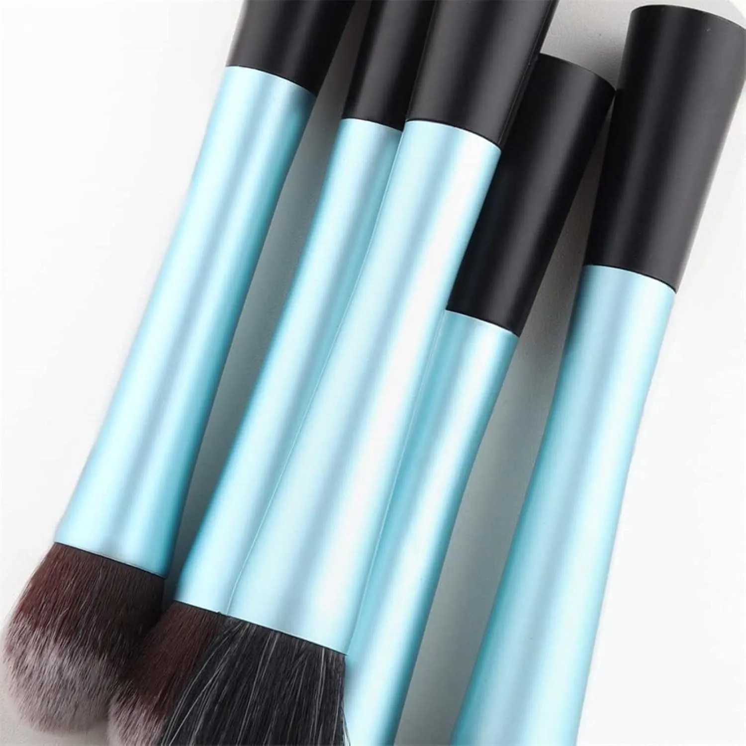 Makeup Brush 5pcs Big Makeup Brushes Set Powder Foundation Blending Blush Eyeshadow Brush Make Up Tool Kits (Color : Blue, Size : 5pcs)