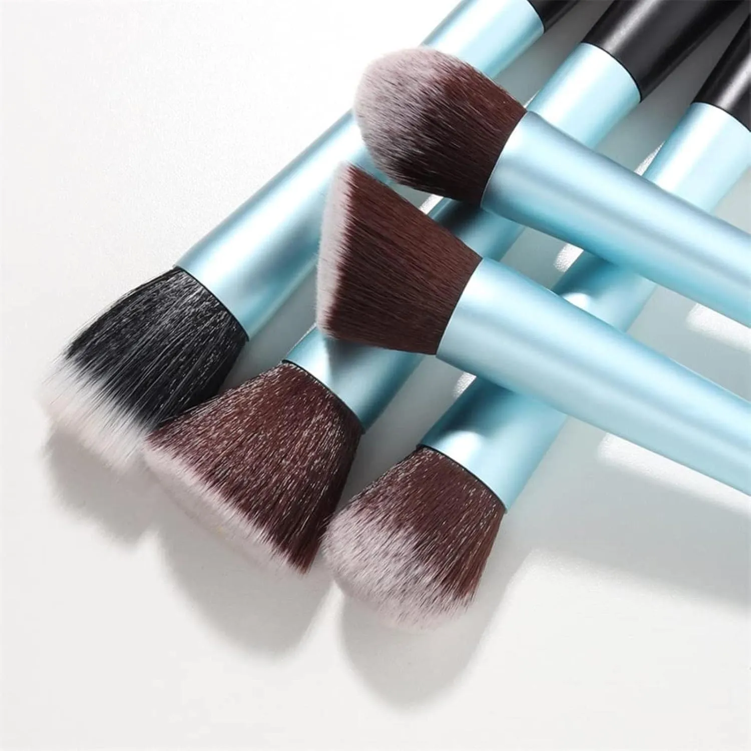 Makeup Brush 5pcs Big Makeup Brushes Set Powder Foundation Blending Blush Eyeshadow Brush Make Up Tool Kits (Color : Blue, Size : 5pcs)