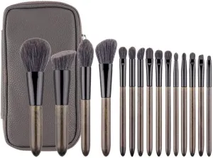 Makeup Brush Set 15 Pcs Professional Make Up Brushes Tool Premium Eyeliner Eyebrow Eyeshadow Lip Brush Kit