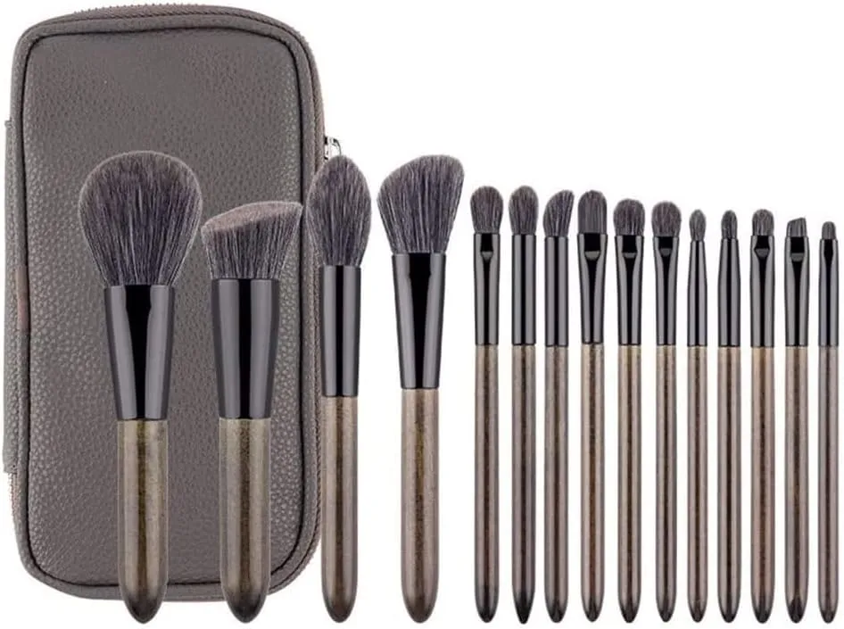 Makeup Brush Set 15 Pcs Professional Make Up Brushes Tool Premium Eyeliner Eyebrow Eyeshadow Lip Brush Kit