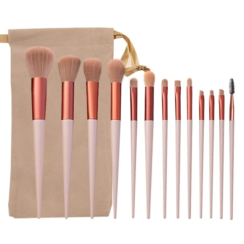 Makeup Brush Set Brush With Organizer Bag Beauty Tools Loose Powder Brush Foundation(D)